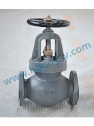 JIS 10K/20K cast steel WCB flange globe valve